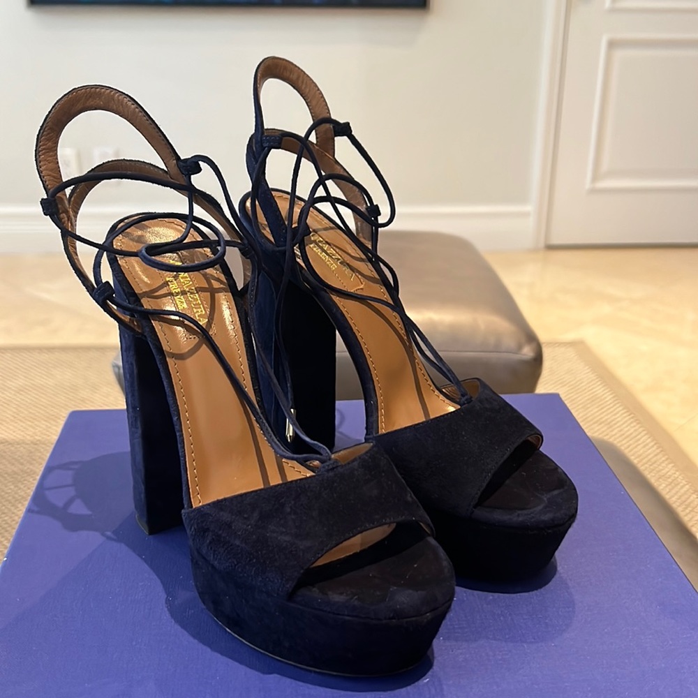 Aquazzura Austin Plateau 140 Heels